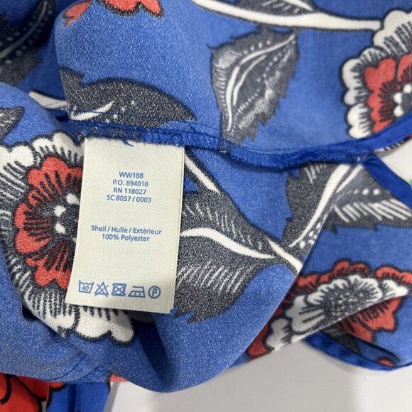 Boden Isabelle Shift Dress Womens Size 4 3/4 Sleeve Floral Career Office Pockets - Picture 6 of 7